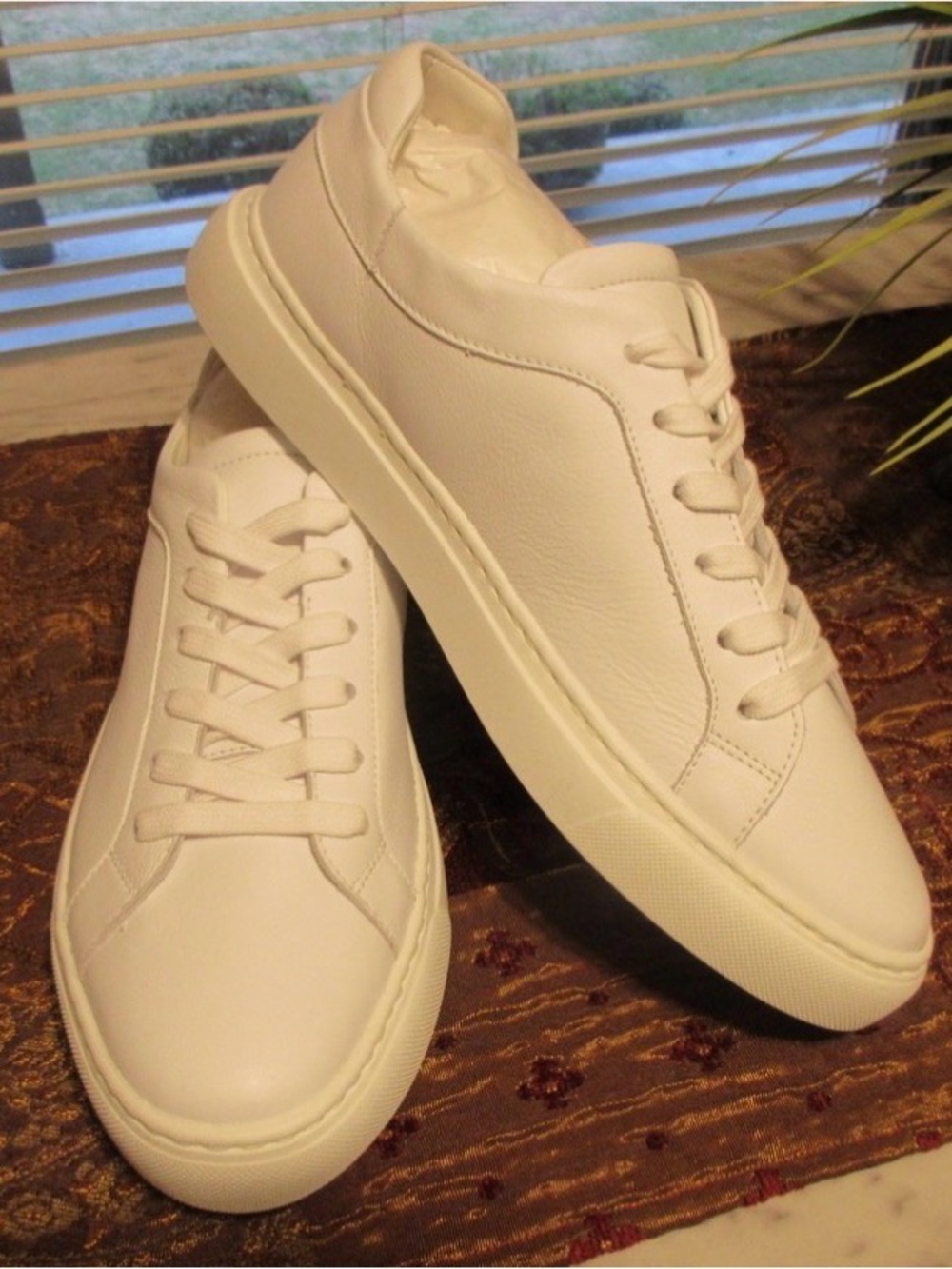 M. GEMI The Palestra Due - White Leather Low-Top Sneakers